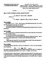 Đề kiểm tra học kỳ 2 môn Hóa học Lớp 10 - Năm học 2016-2017 - Trường THPT Hoài Đức A